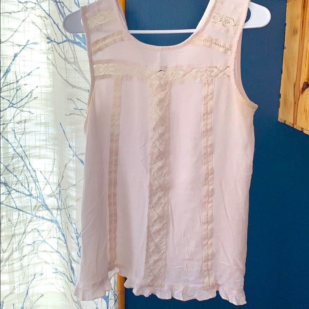 White tank top blouse